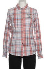 SOCCX Bluse Damen Oberteil Hemd Gr. L Elasthan, Baumwolle rot #34be3ca