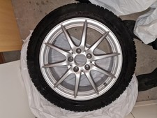 4x Mercedes Alufelgen Conti Winterreifen W246 W176 C117 A2464010102 + 205/50R17 