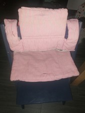 Stokke Tripp Trapp Bezug Sitzbezug, Sitzpolster weiß rot