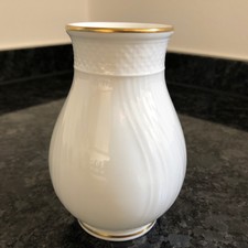 Heinrich Villeroy & Boch Blumenvase Louisenburg Gold Bond China