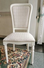 Hochwertige Italienische Barock Designer Polsterstühle Stuhl Handarbeit