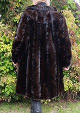 Pelzjacke Mink Echt Nerz Gr. L M 40 38 vintage warm schick Mantel braun 