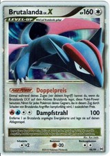 Pokemon Karte Trading Card Game Arceus selten alt 98/99 Brutalanda Lv. X deutsch