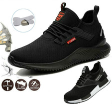 Sicherheitsschuhe Herren Damen Arbeitsschuhe mit Stahlkappe Leicht Schutzschuhe