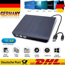 Neu Externes DVD Laufwerk USB 3.0 Brenner Slim CD DVD-RW Brenner für PC Laptop