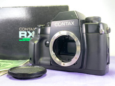 [Fast Neu] Contax RX SLR 35mm Film Kamera Schwarz Körper Aus Japan