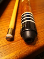 Billard Queue + Köcher Billardqueue Set 138cm Holz Schraubqueue mit Tasche Pool