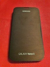 Samsung Galaxy Note II Clip auf Ersatz Akku Deckel Flip Case Braun