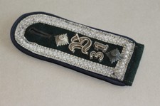 Wehrmacht Schulterklappe Ofw. Beobachtungs-Abteilung 31 Sanitäter Uniform 2.WK