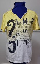 T-Shirt Camp David V-Ausschnitt Größe M