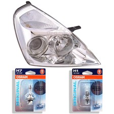 Scheinwerfer rechts für Kia Carnival II Typ VQ Bj. 05-11 H7+H1 inkl. Lampen
