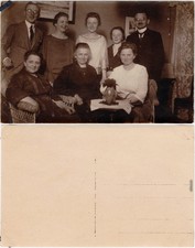 Ansichtskarte  Wohnung in Dresden: Familien Foto 1927 Privatfoto