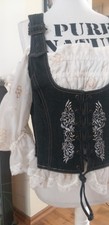 ★ OKTOBERFEST ★ LANDHAUS ★ CORSAGE ★ BLUSE ★ MIEDER ★ JEANS ★ STRETCH ★ GR. 44 ★