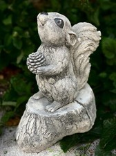 Beton Eichhörnchen Skulptur Stein Eichhörnchen Figur Outdoor Eichhörnchen Statue