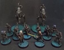 Star Wars Legion - Bemalte Rebellen 500 Punkte Gefechtsarmee mit Karten etc