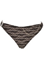 AGENT PROVOCATEUR Damen-Bikiniunterteil Kette Bademode schwarz Größe M