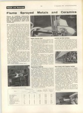 1961 Flamme versprüht Metallen und Keramik Metco Woking