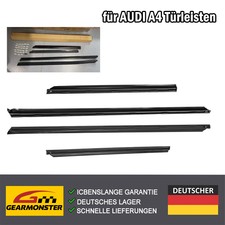 4x Türleisten für Audi A4 8D2, B5 Leisten Schweller Seiten + Clips Satz