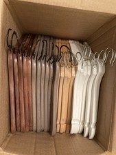 Kleiderbügel holz weiss natur grau braun IKEA