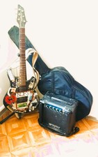 Coole E-Gitarre Washburn mit Verstärker, Gurt und Ständer!!!!