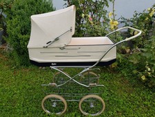 nostalgischer Kinderwagen Retro 60er Jahre Ruha Kunstlederausstattung