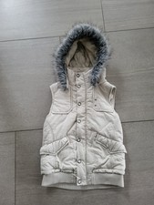 ❤️dicke Winter Weste Gr.L von Ann Christine Fell Kaputze beige Damen Jacke❤️