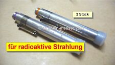 Strahlungsprüfer Dosimeter radioaktive Strahlung messen Geigerzähler 2er Set
