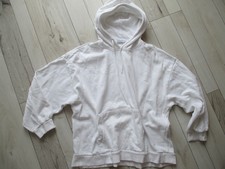 Kapuzenhoodie, Sweatshirt, Pulli von Stradivarius, Gr. L/42/44, weiß