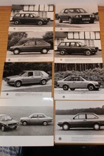 VW POLO & GOLF Presse Foto Sammlung Achtziger Jahre (11 aus)