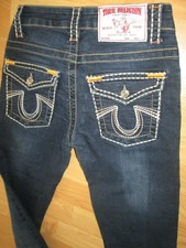 Modisch trendige - TRUE RELIGION - Blue Denim Damen Jeans GR.27 