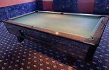 Bally Pool 9ft Billardtisch + Profi Leuchte + Ball Timer Case