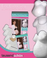 Gipsabdruck Set, Babybauch, Gipsbauch, Babybauch Schwangerschaft, Gipsbinden