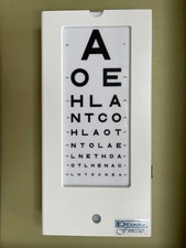 Keeler Finesse Single Sided 3m Vision Test Light Box Plus Insert-super Preis