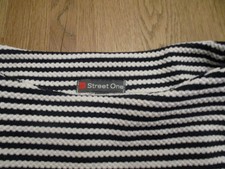 Street One by Cecil Pullover Pulli Schwarz weiß 44 (XL XXL 46 neuwertig oversize