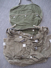 Frühe Bundeswehr Rucksack,Gepäcktasche,oliv, 70er Jahre.