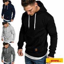 Herren Winter Kapuzenpullover Warm Sweatjacke Hoodie Sweatshirt Pullover Pulli
