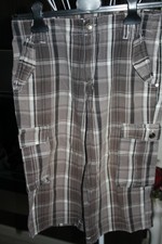 Karierte  Cargo Bermuda   Gr.152  - -  gut erhalten- -    Multiblue