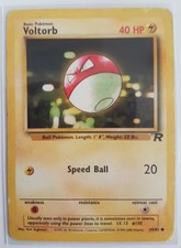 Pokemon Karte - Voltobal Voltorb 69/82 - Original 1999 Edition Team Rocket