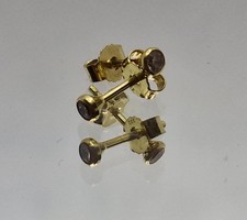 585 Gold Ohrstecker mit einem Flügel 333 Gold