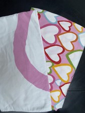 IKEA VITAMINER HJÄRTA Kinderzimmer Bettwäsche Herz Pink Bunt 