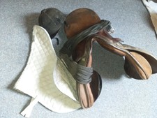 Holzpferd sattel Set