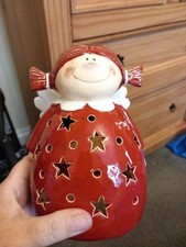 Shabby Chic Weihnachtsengel Teelichthalter