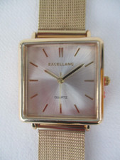NEU - Exclusive "EXCELLANC" Damen Armbanduhr analog Nr. 2310003 vergoldet