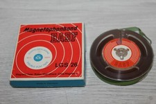 BASF 8cm KLEINTONBAND Typ LGS26, 90m mit ORIGINAL ARCHIVBOX von 1962