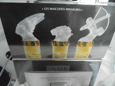 Parfum Miniatur Set Parfums  Les Mascottes Miniatures von Lalique 3 Miniaturen