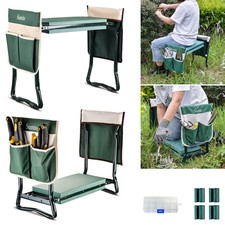 Kniebank Gartenstuhl Arbeitshocker Kniestuhl klappbar Sitzbank Gartenhocker 58CM