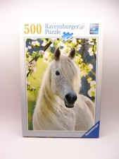 Ravensburger Puzzle 500 Teile Pferd weiße Stute 36 x 49 cm gebraucht sehr gut