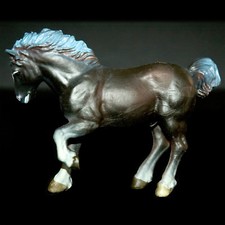 KALTBLUT ZZ RIESEN ZOO TIERFIGUR HANDBEMALT W. GERMANY 70er BEKANNTER HERSTELLER