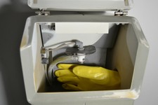 Umlaufsandstrahler Bego Korostar Glasstrahler Strahlkabine Glasstrahlen