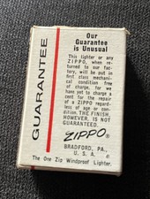 Zippo Lighter Vintage Box (Empty) only package 